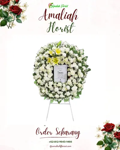 Krans Bunga Duka Cita di Kedungbokor